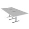 Skutchi Designs 45 in W, 96 in L, 29 in H, Engineered Wood Top, Grey HAR-REC-48x95-T-ELEC-XD01 - alternate 1